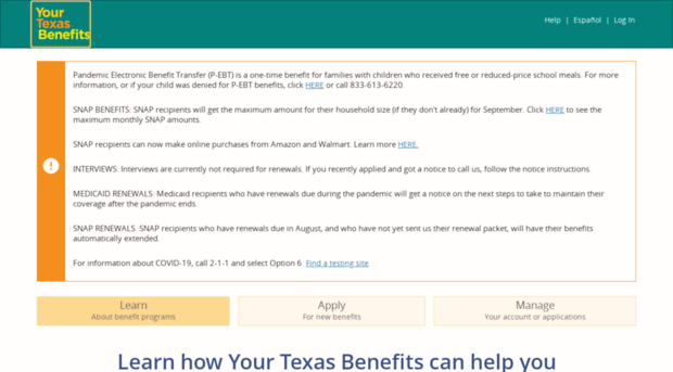 YourTexasBenefits Official